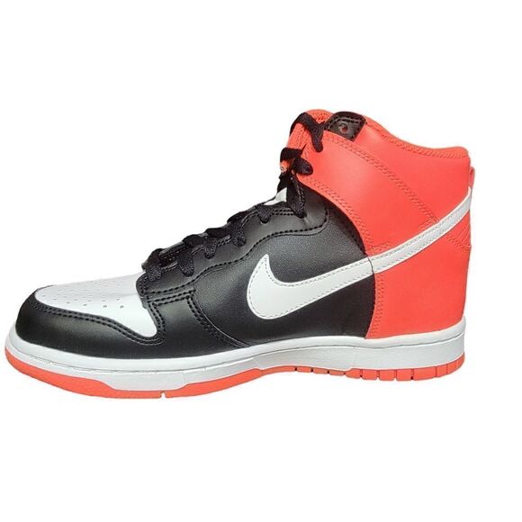 Nike Dunk High GS - DB2179 001 - Black / Game Royal - Crimson - 6Y / Women's 7.5 - Picture 3 of 7